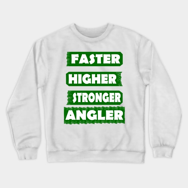 Angel Fischen Angelzubehör Ausflug Geschenk Spruch Crewneck Sweatshirt by FindYourFavouriteDesign